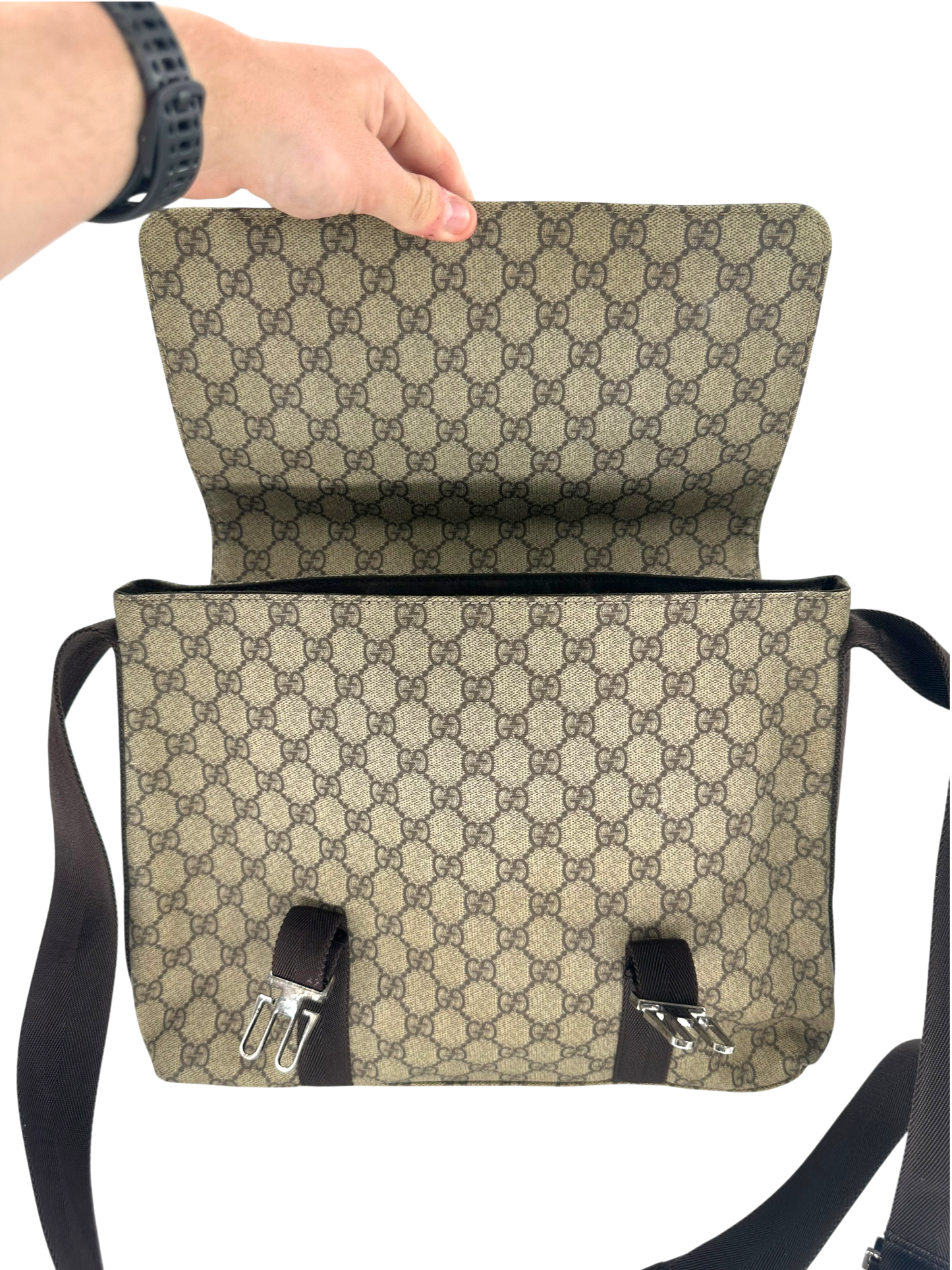 Gucci sacoche monogramme bandoulière