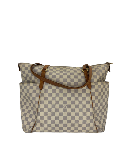 Louis Vuitton Sac à main damier blanc