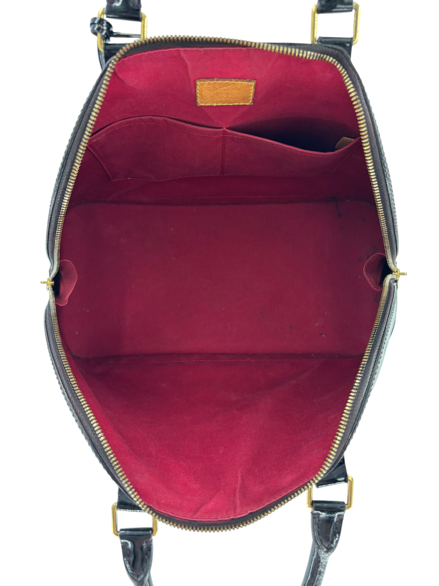 Louis Vuitton Sac à Main Alma GM Cuir Vernis