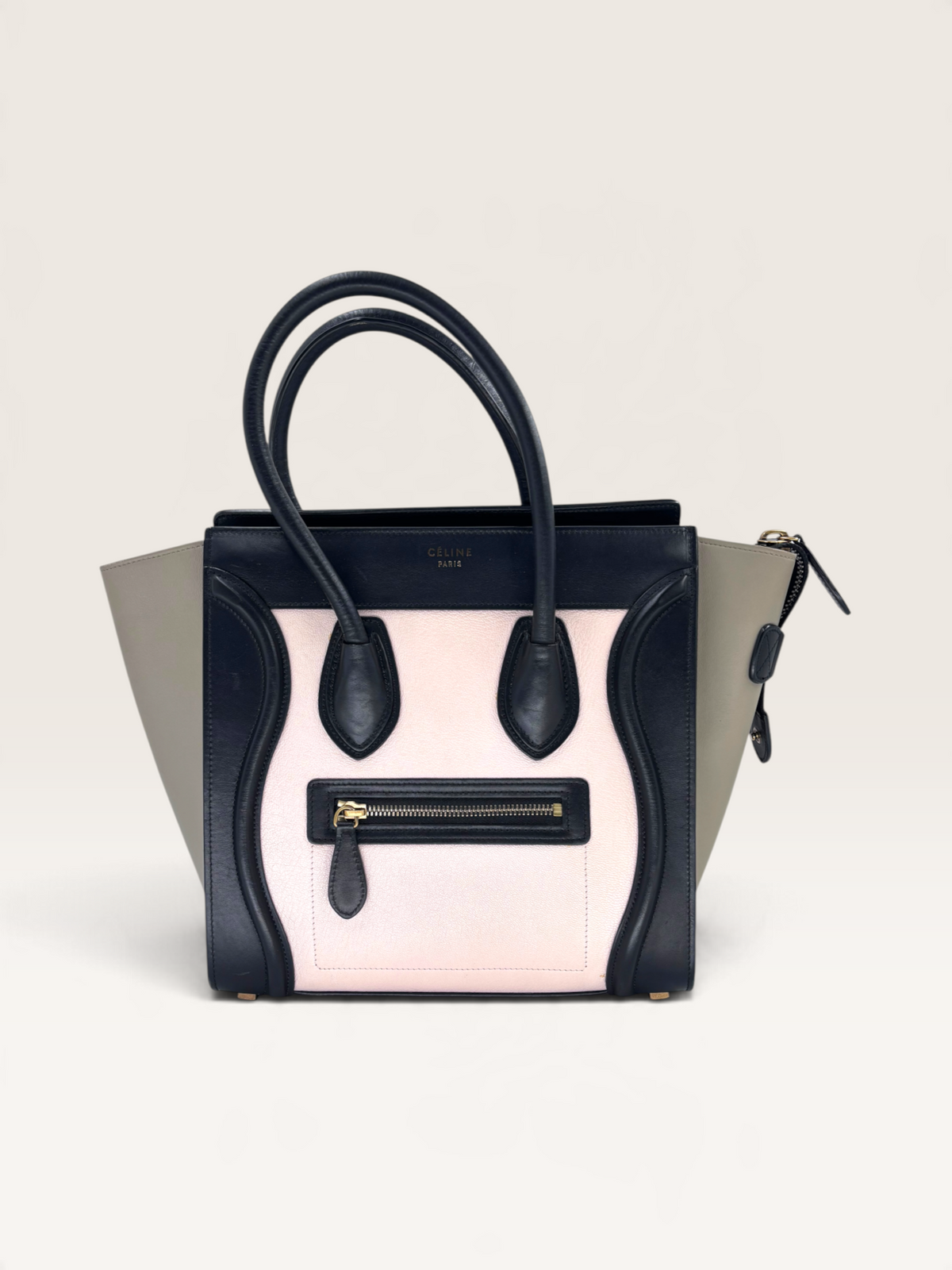 Céline Luggage Micro rose sac à main