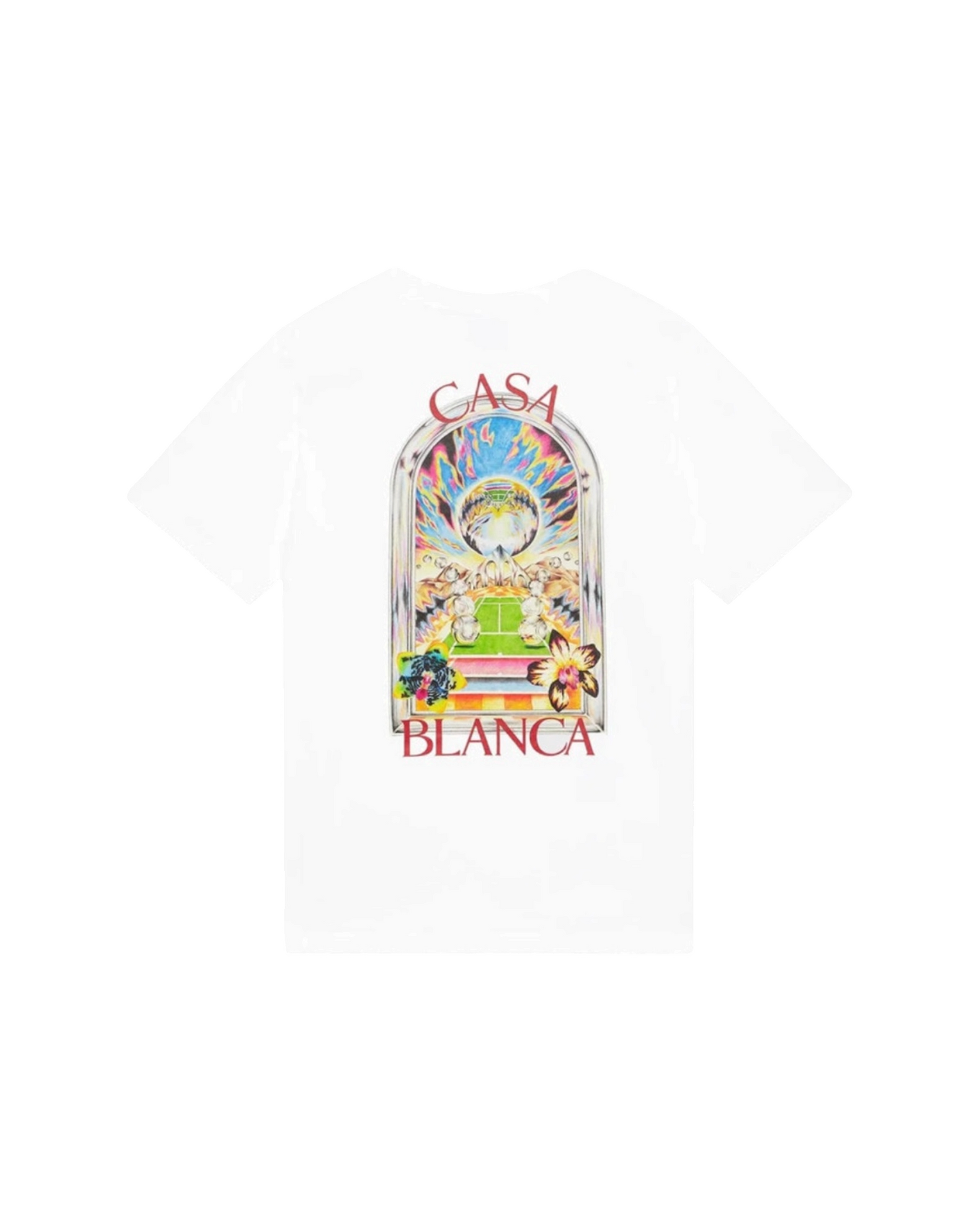 Casablanca t-shirt tennis landscape