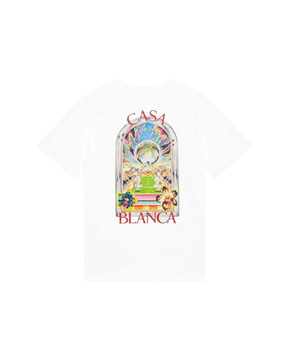 Casablanca t-shirt tennis landscape