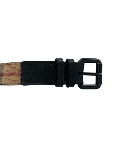 Burberry Ceinture tartan beige