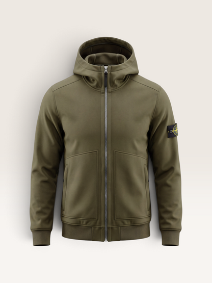 Stone Island Soft Shell à capuche