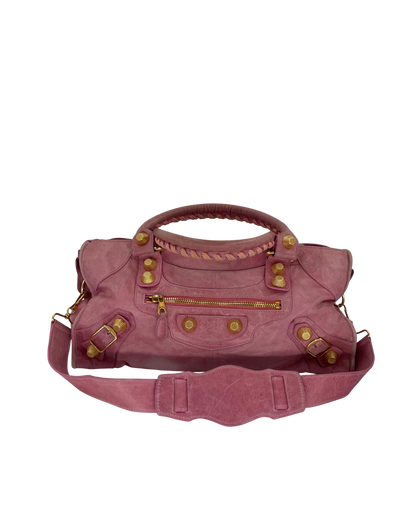 Balenciaga Sac à main City Bag rose