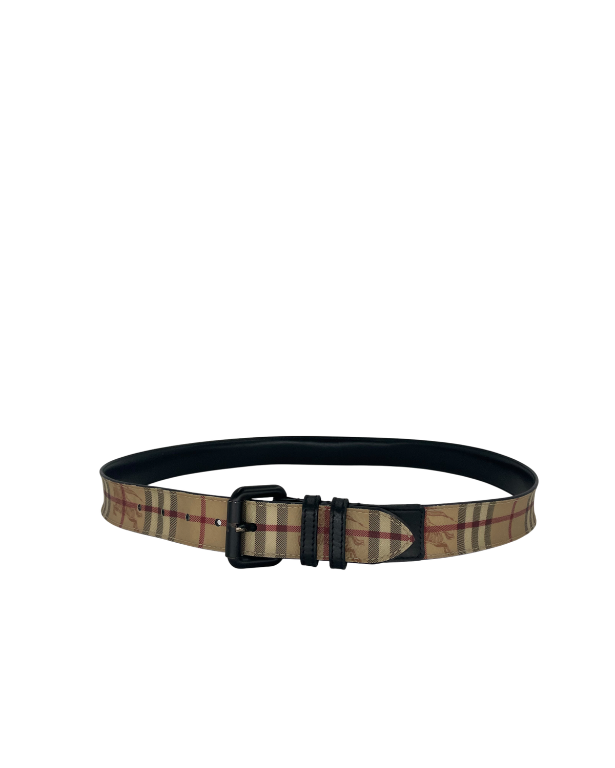 Burberry Ceinture tartan beige