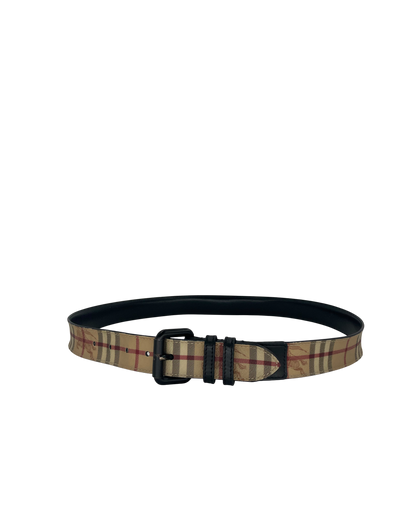 Burberry Ceinture tartan beige