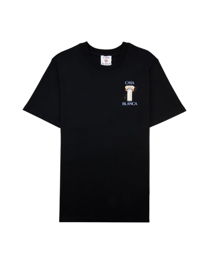 Casablanca t-shirt en coton noir