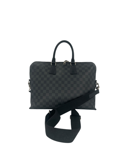 Louis Vuitton sac de voyage damier noir