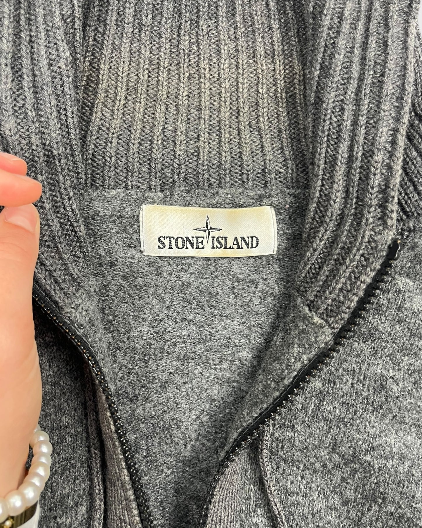 Stone island zip/gilet (M)