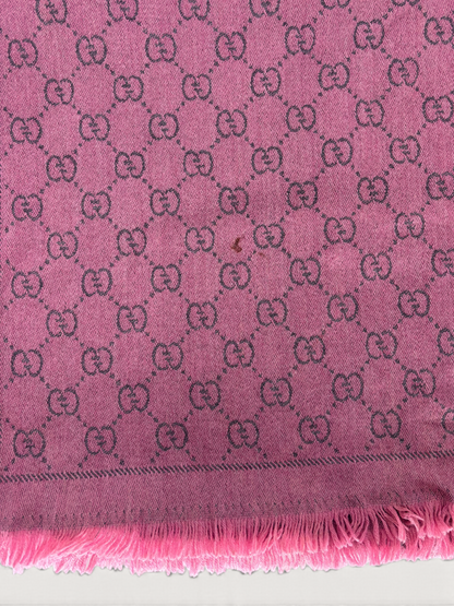 Gucci écharpe Rose + Box