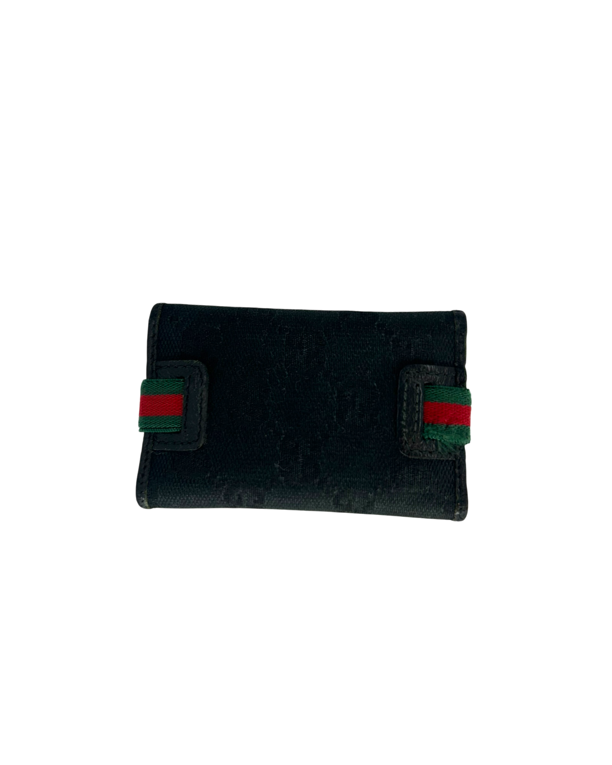 Gucci Porte-clés cuir noir