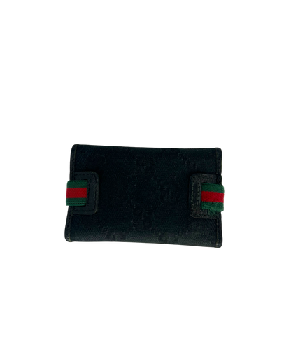 Gucci Porte-clés cuir noir
