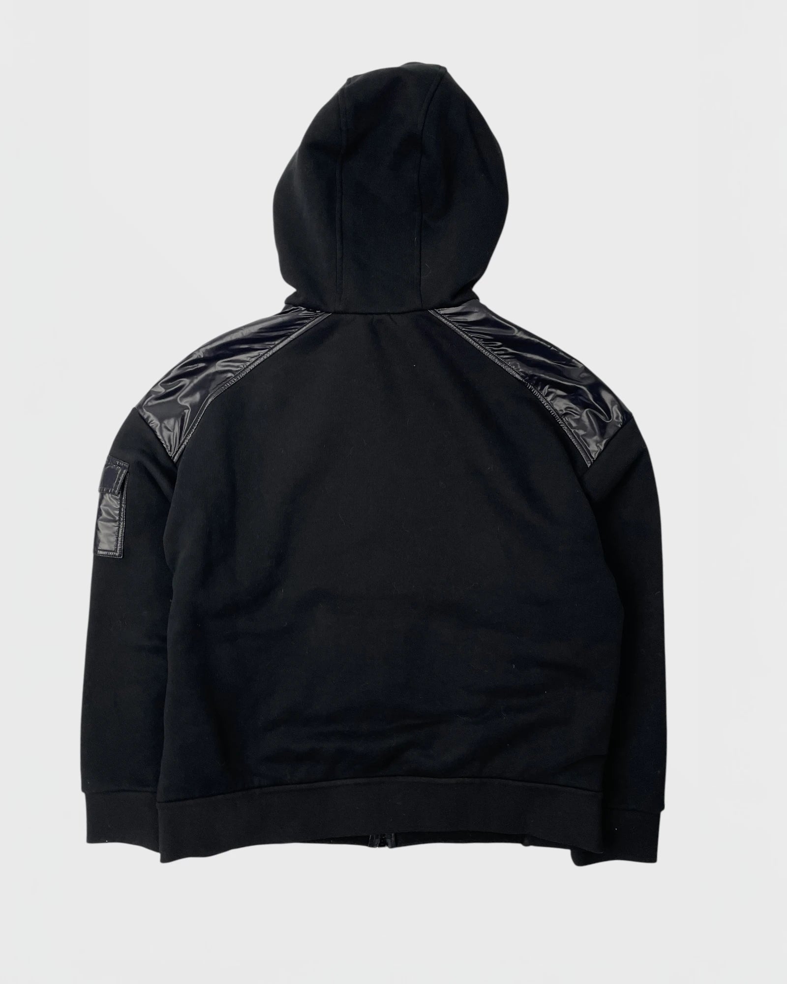 Moncler bi-matière veste à capuche