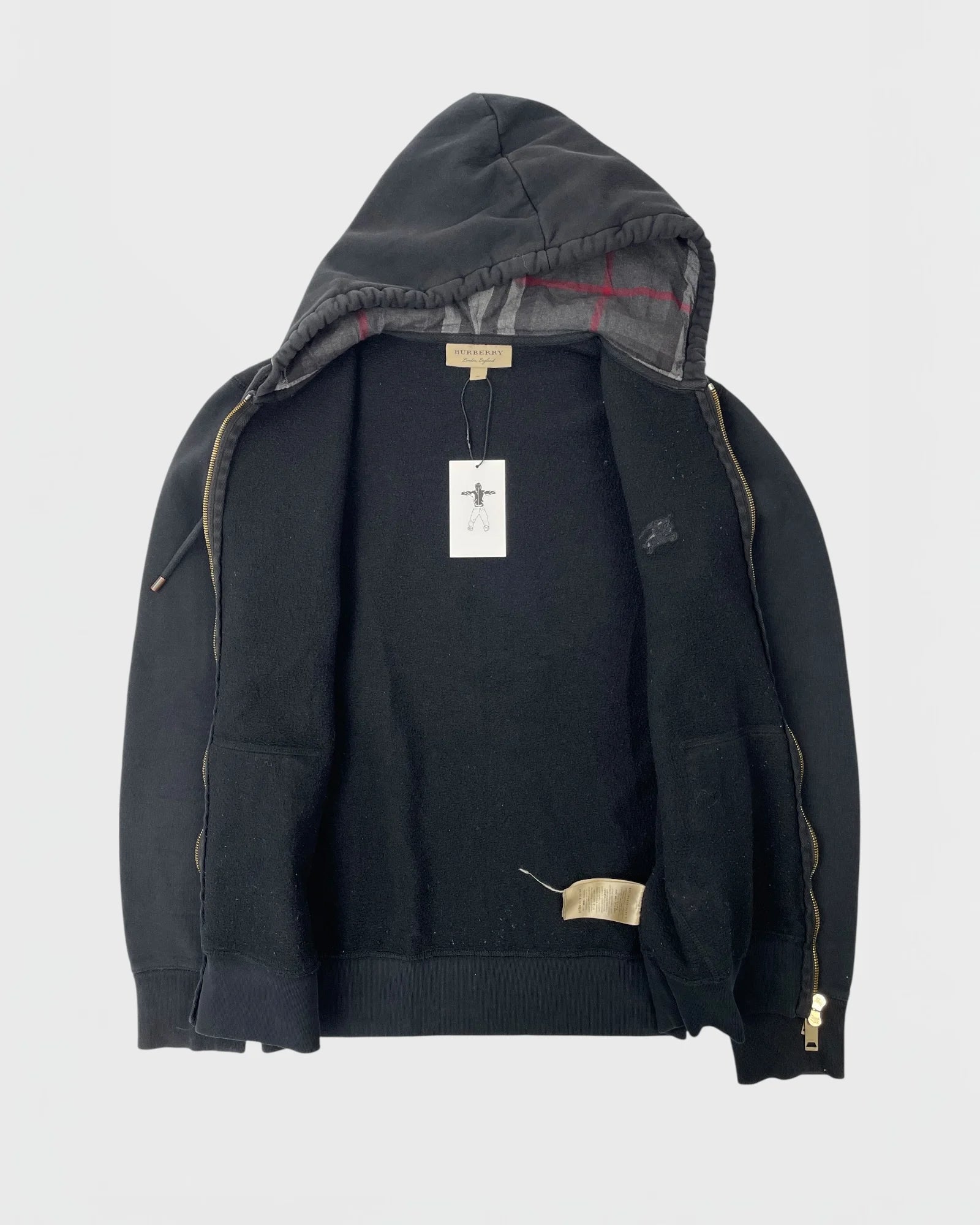 Burberry gilet à capuche
