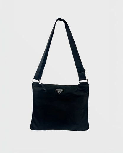 Prada flat bag nylon sacoche