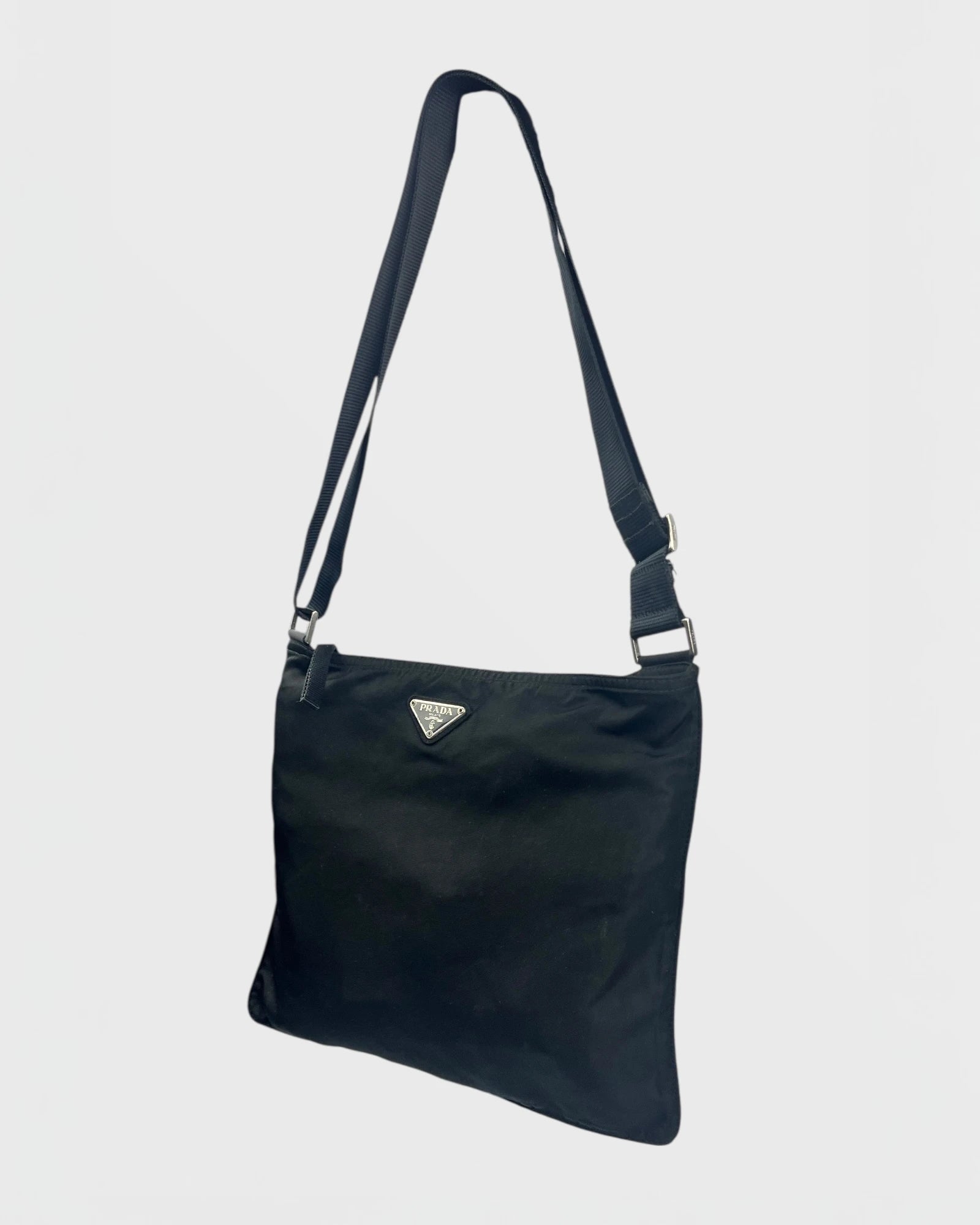 Prada flat bag nylon sacoche