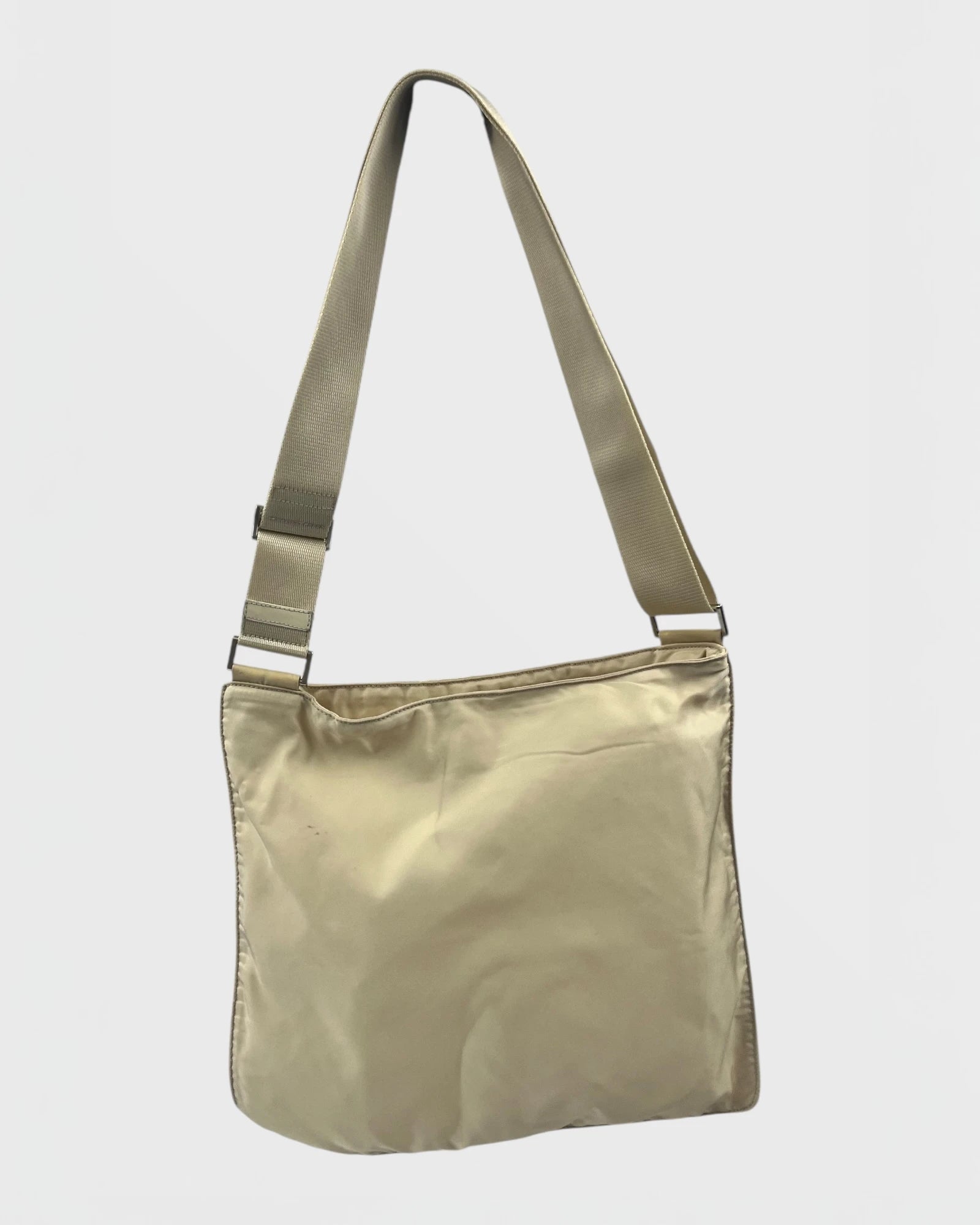 Prada sacoche nylon flat bag