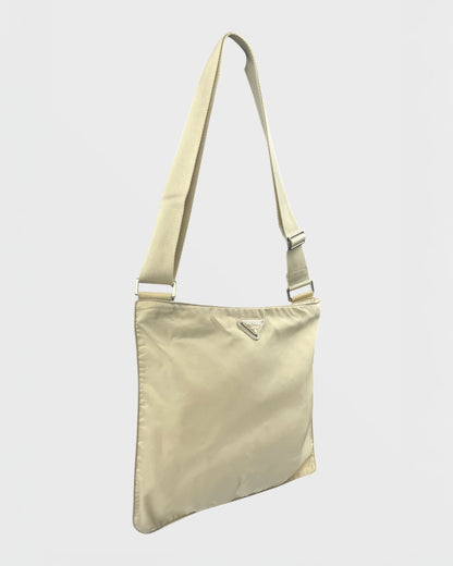 Prada sacoche nylon flat bag