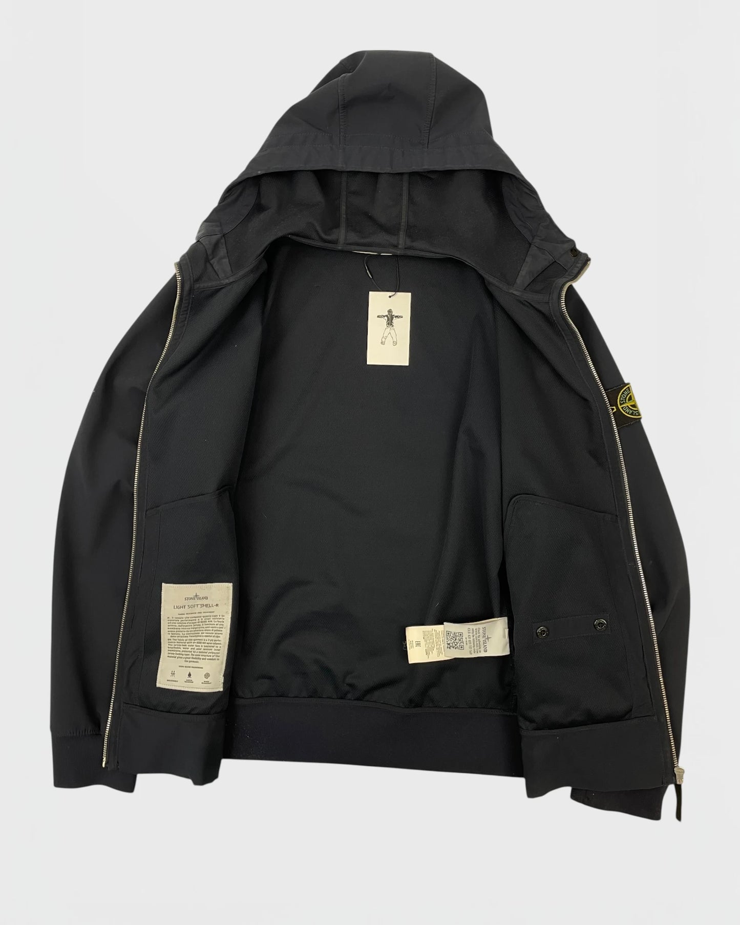 Stone Island veste à capuche softshell