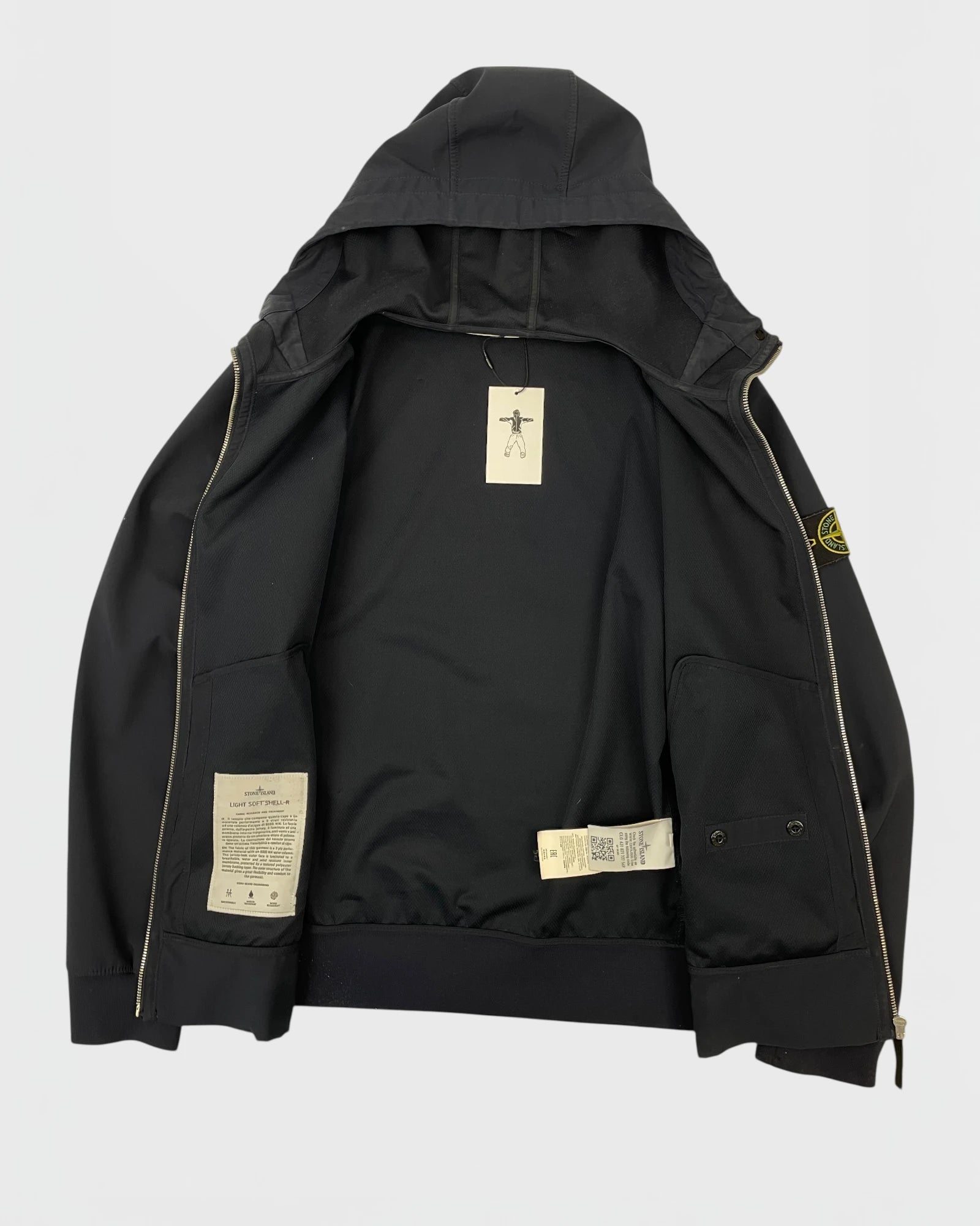 Stone Island veste à capuche softshell