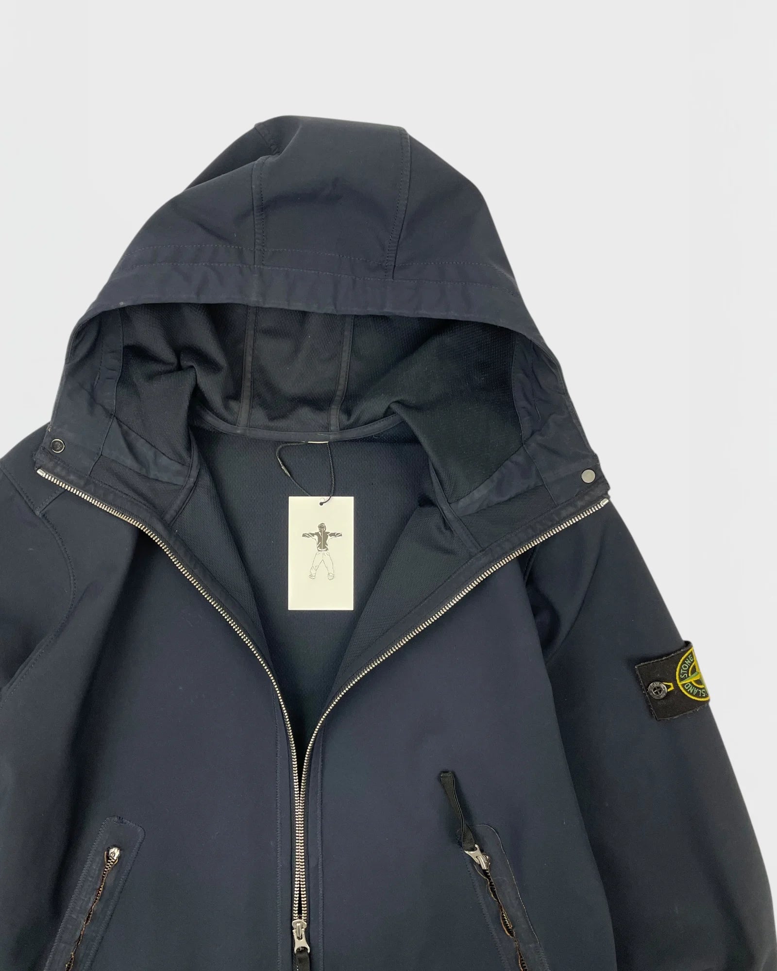Stone Island veste à capuche softshell