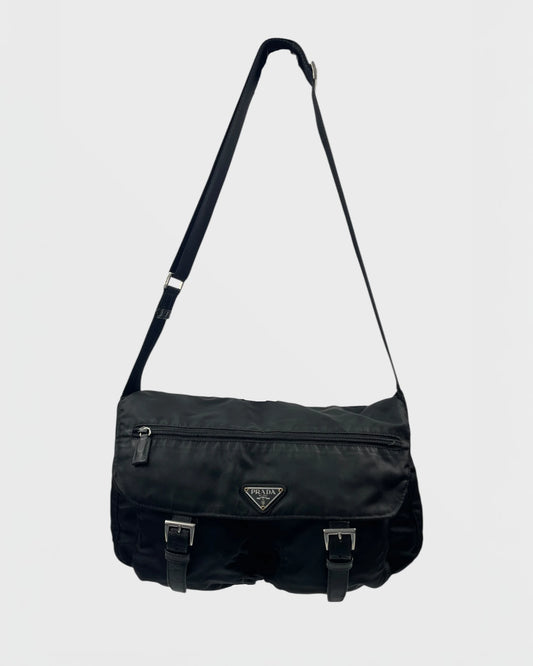Prada nylon messenger sacoche