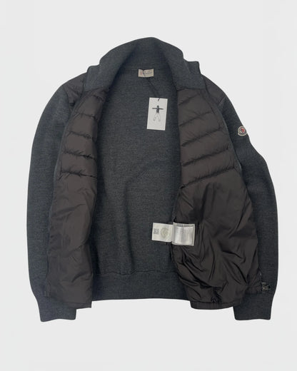 Moncler cardigan bi-matière