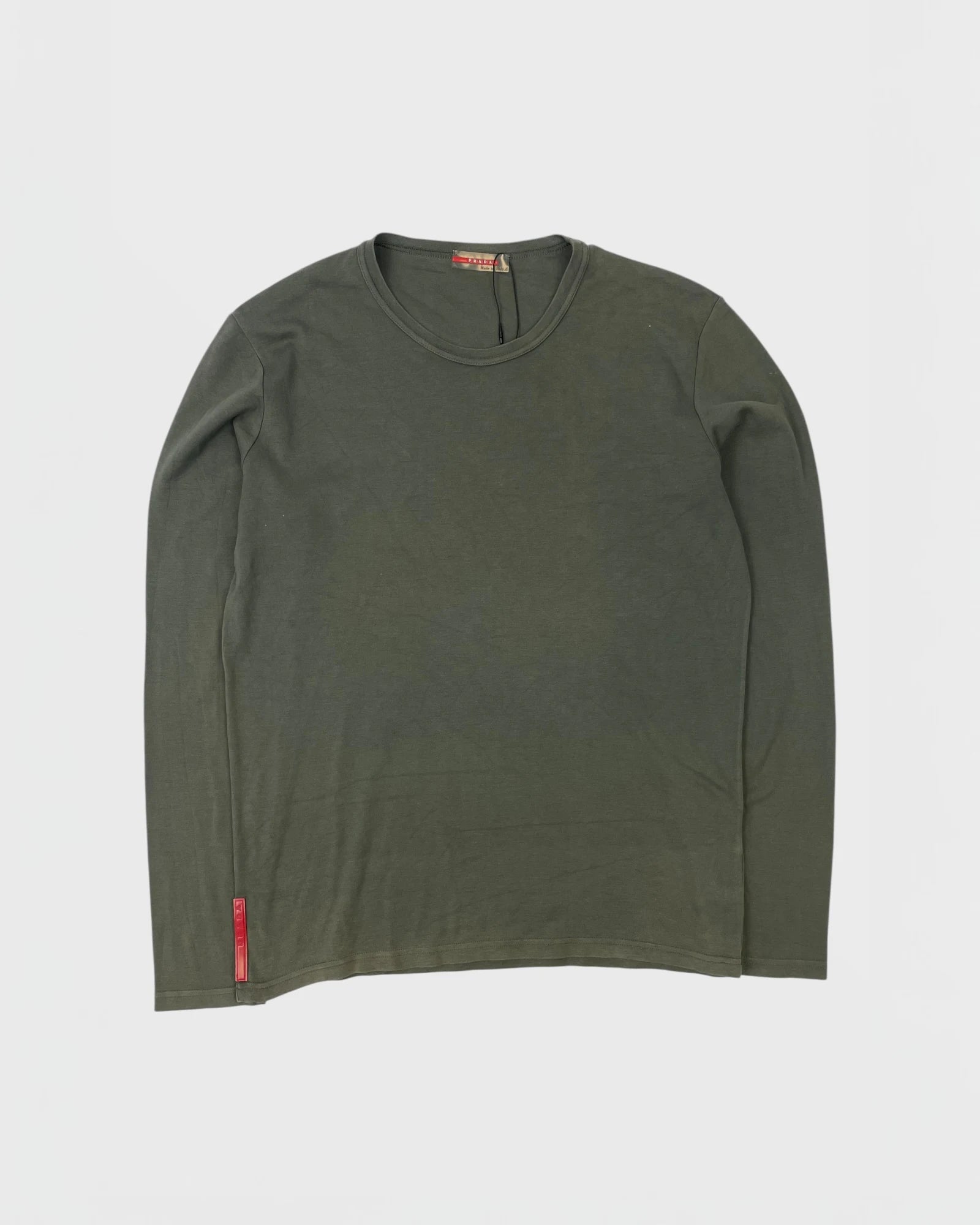Prada pull red tab