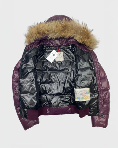 Moncler doudoune capuche à fourrure