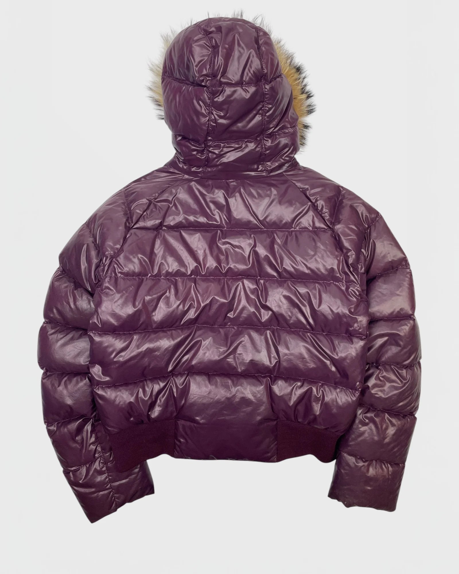 Moncler doudoune capuche à fourrure