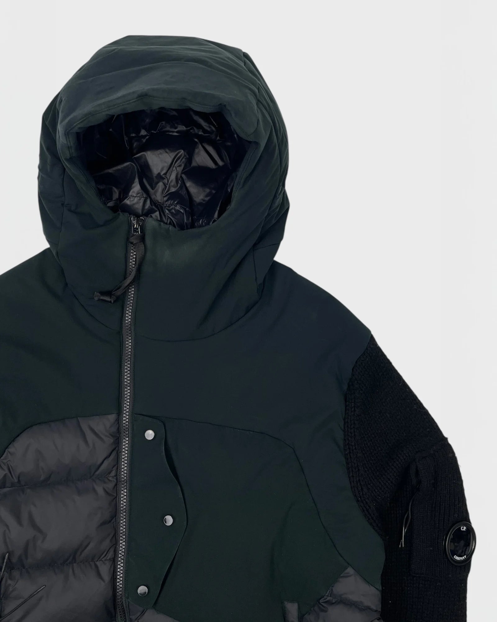 C.P. Company veste bi-matière cardigan