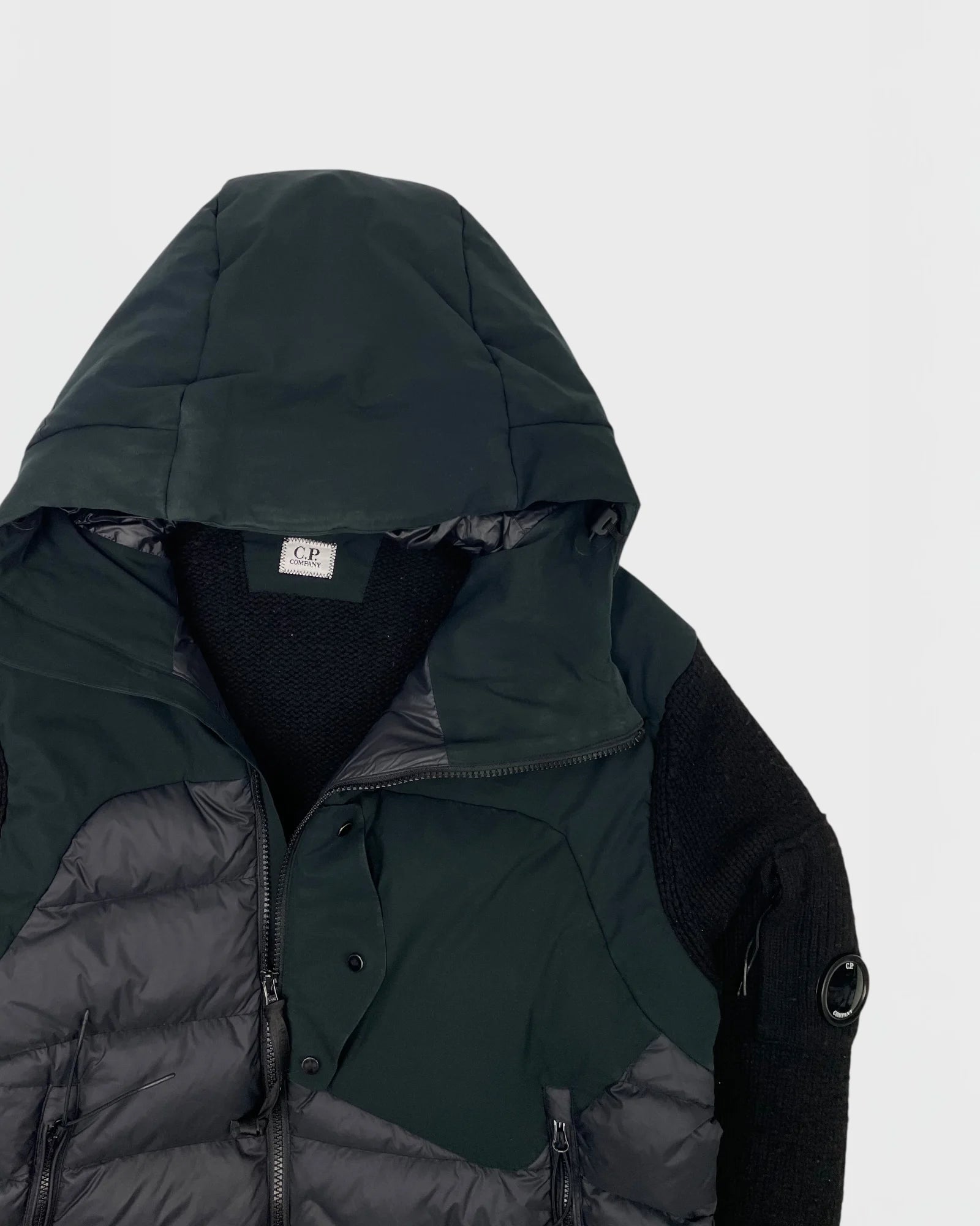 C.P. Company veste bi-matière cardigan