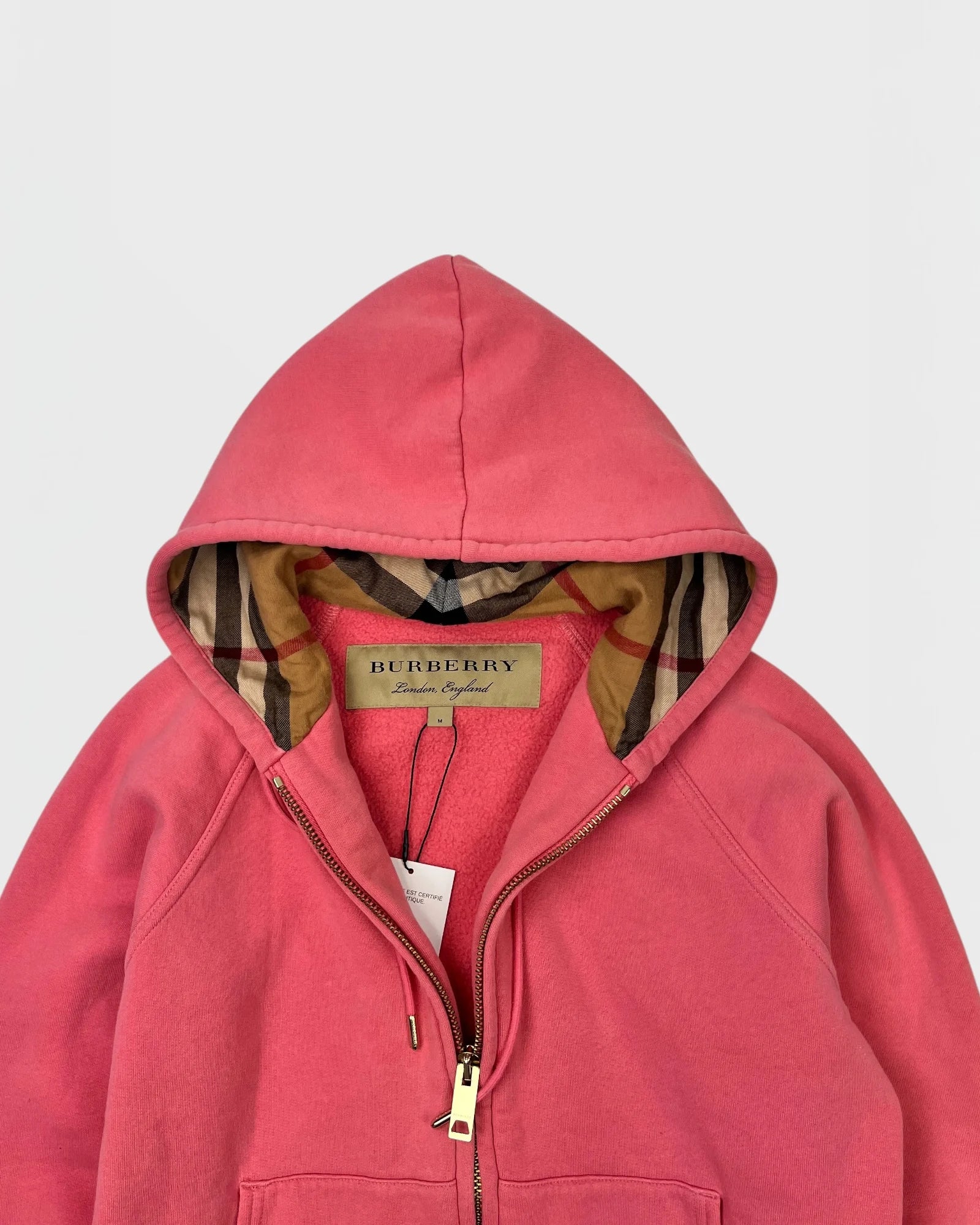 Burberry gilet à capuche femme
