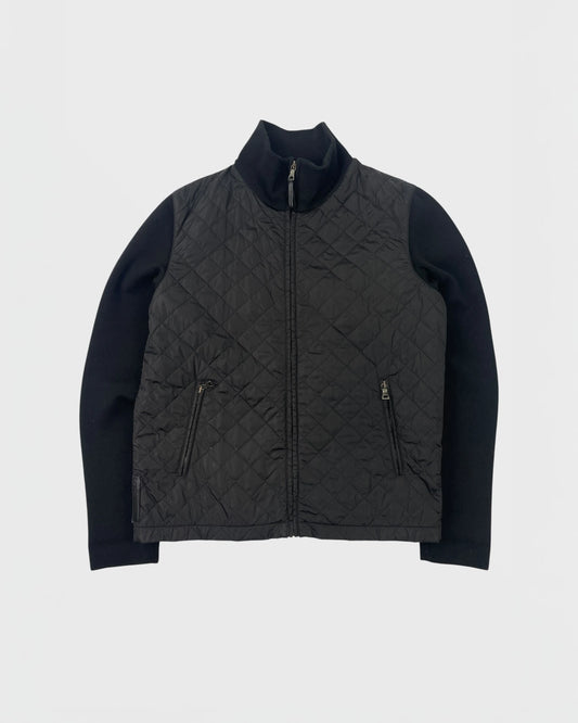 Prada veste bi-matière cardigan