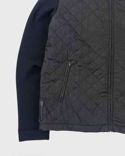 Prada veste bi-matière cardigan
