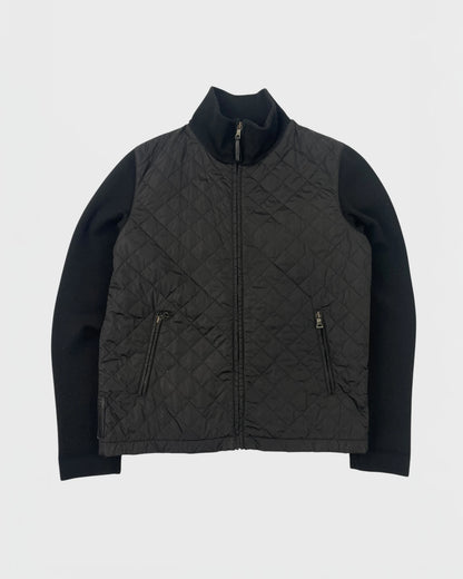 Prada veste bi-matière cardigan