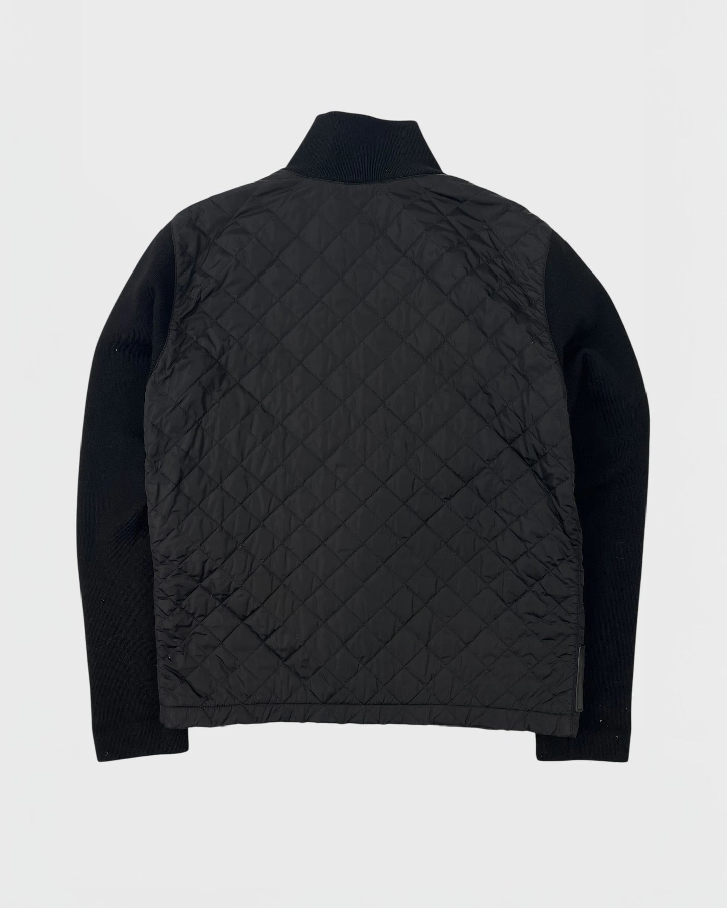 Prada veste bi-matière cardigan
