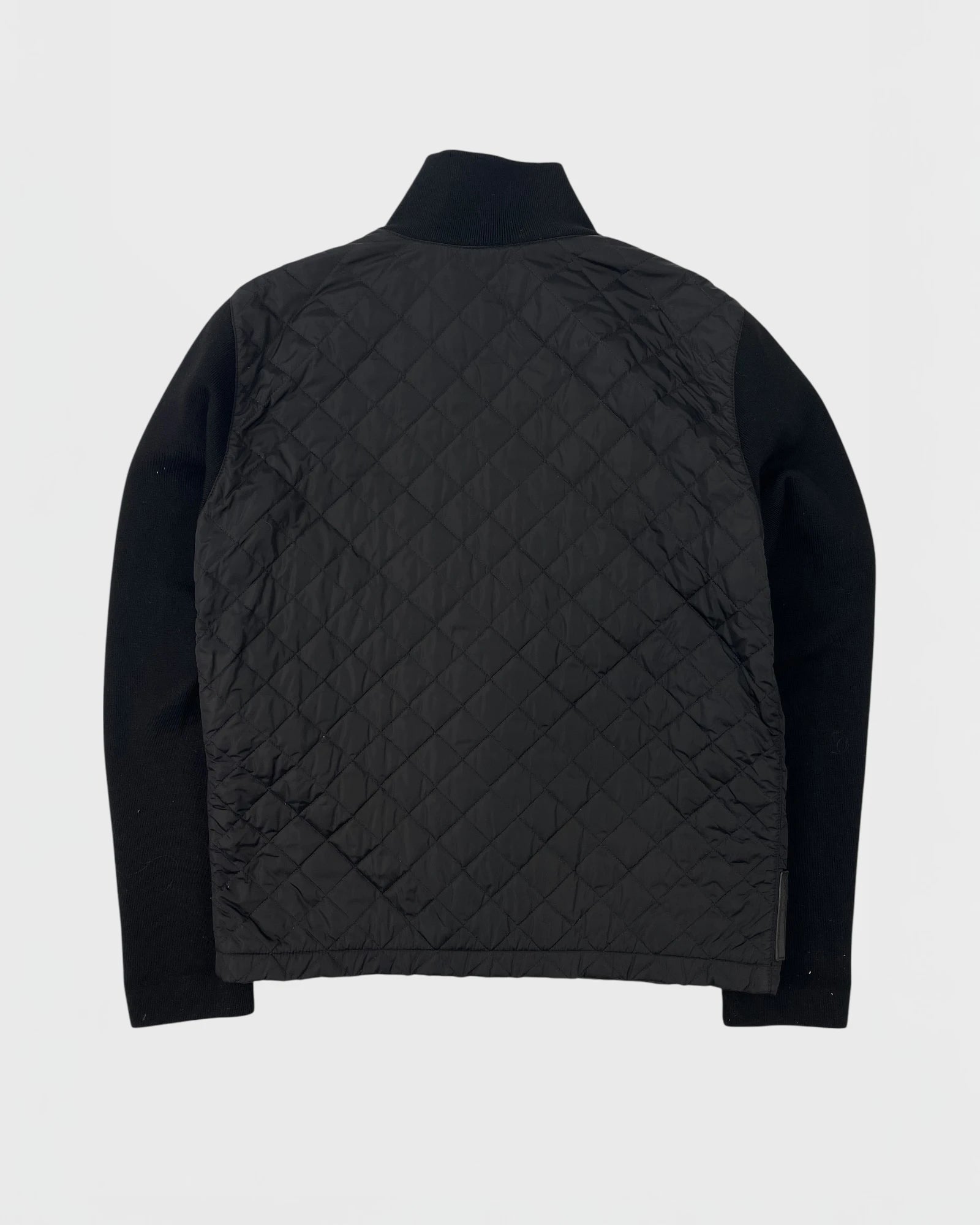 Prada veste bi-matière cardigan