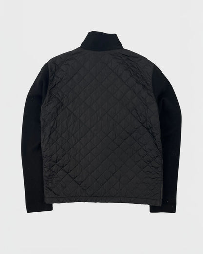 Prada veste bi-matière cardigan