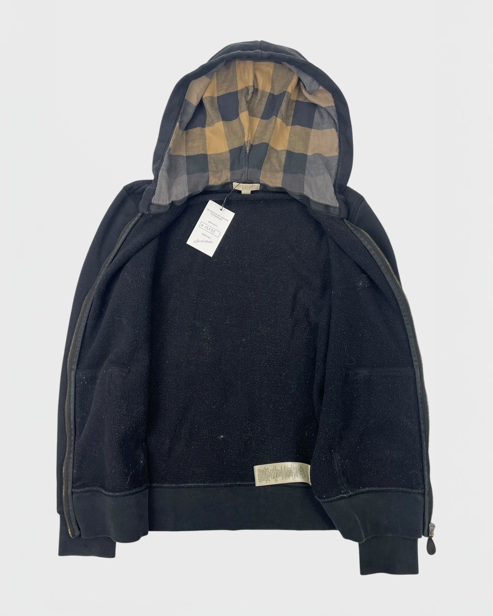 Burberry gilet à capuche