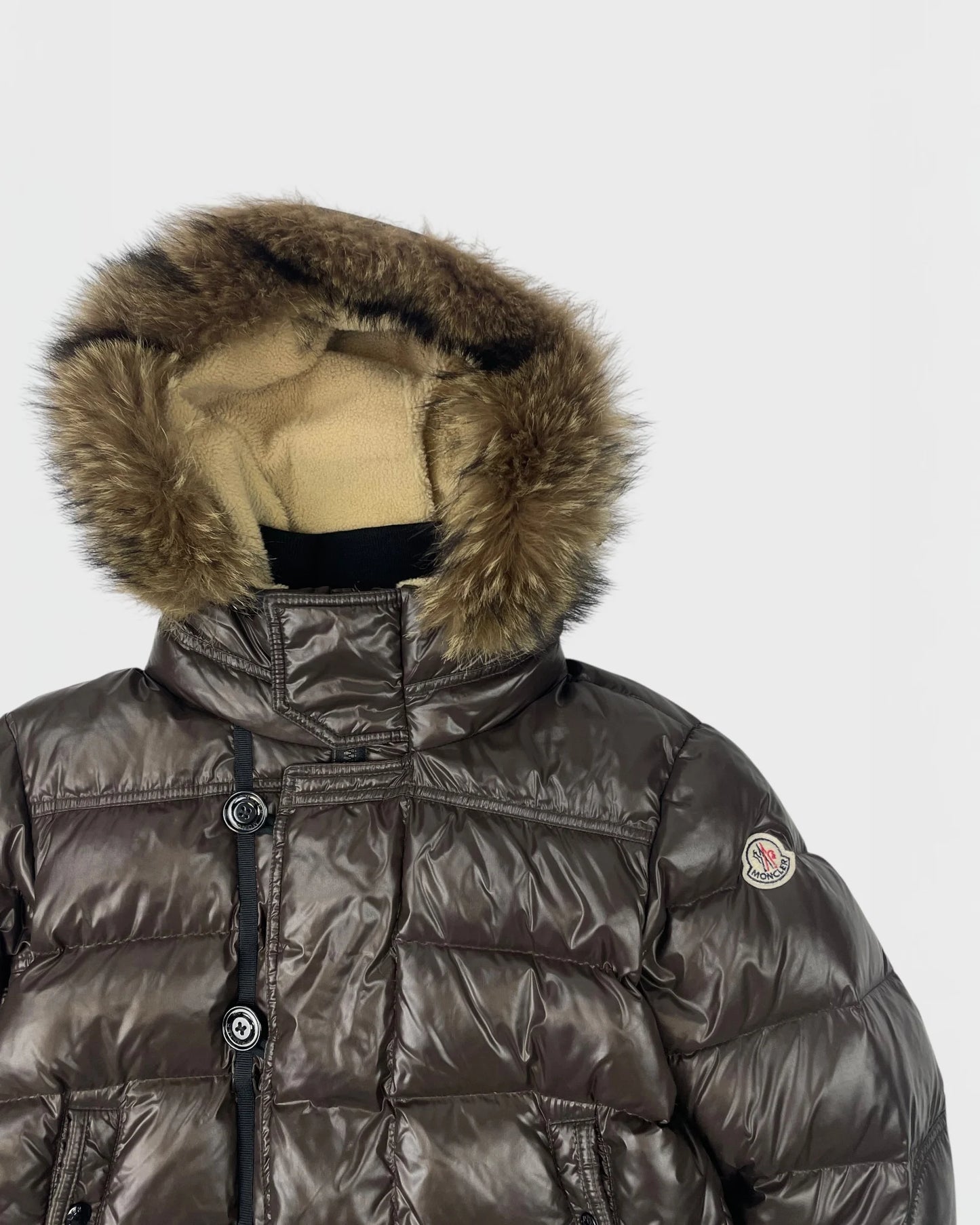 Moncler doudoune fourrue