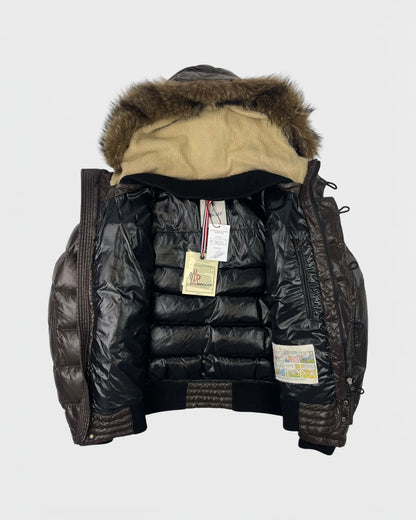 Moncler doudoune fourrue
