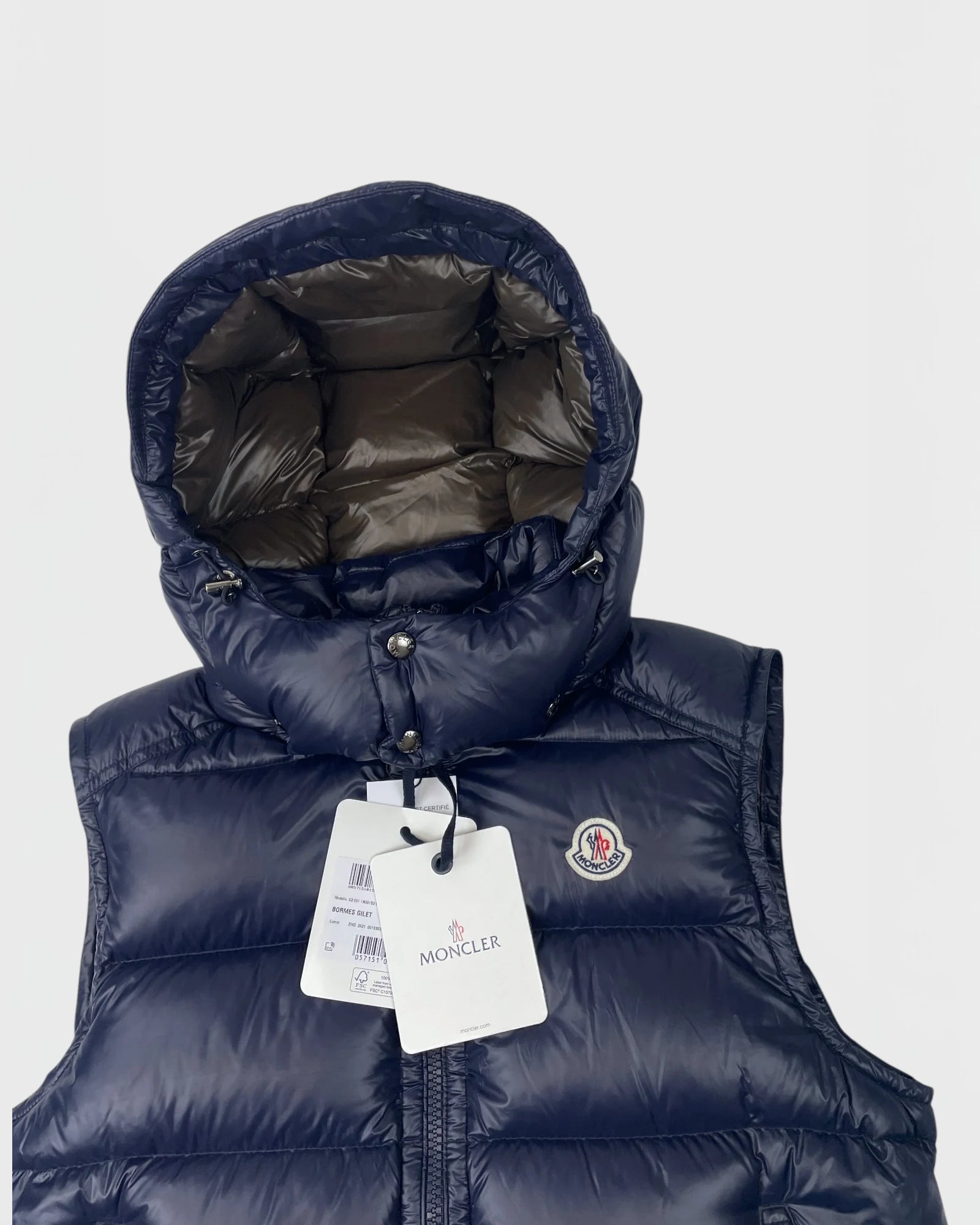 Moncler doudoune sans manches Borm neuve