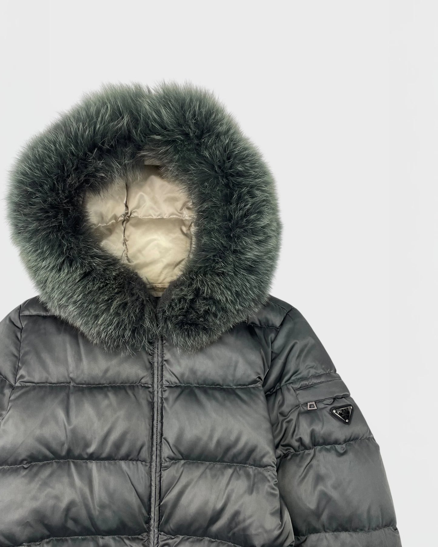 Prada doudoune fourrure