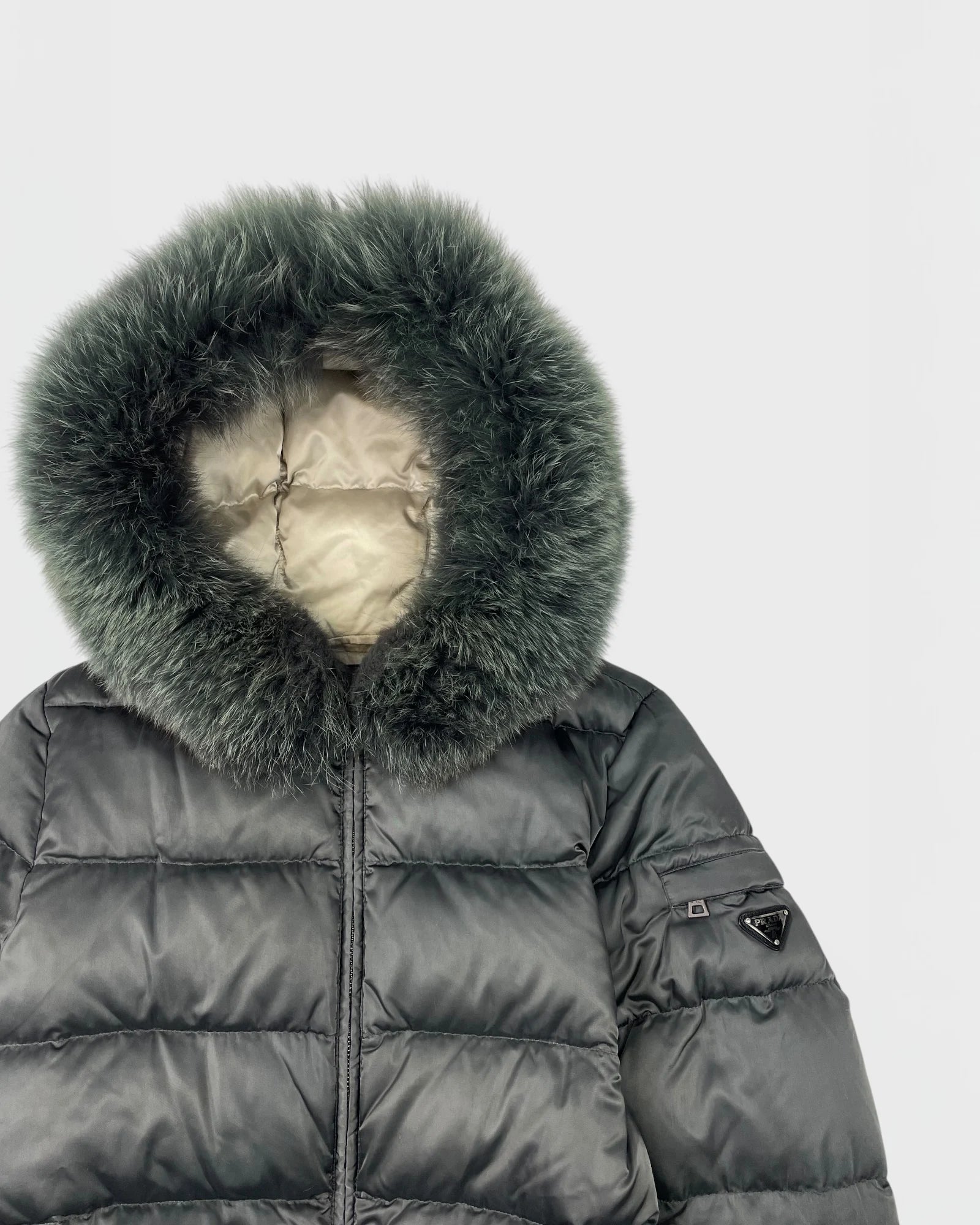Prada doudoune fourrure
