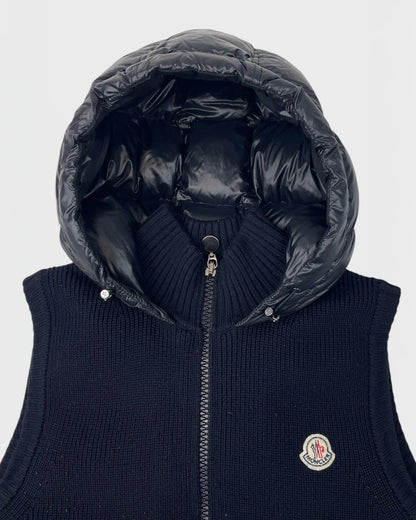 Moncler doudoune sans manches bi matière