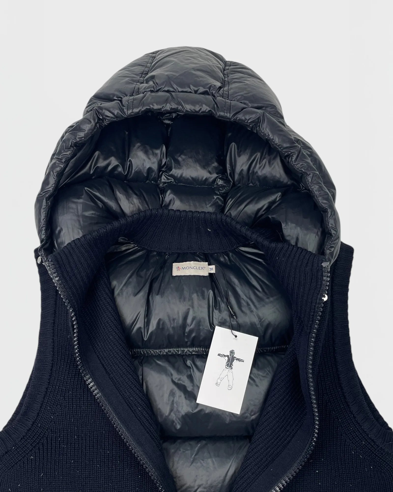 Moncler doudoune sans manches bi matière