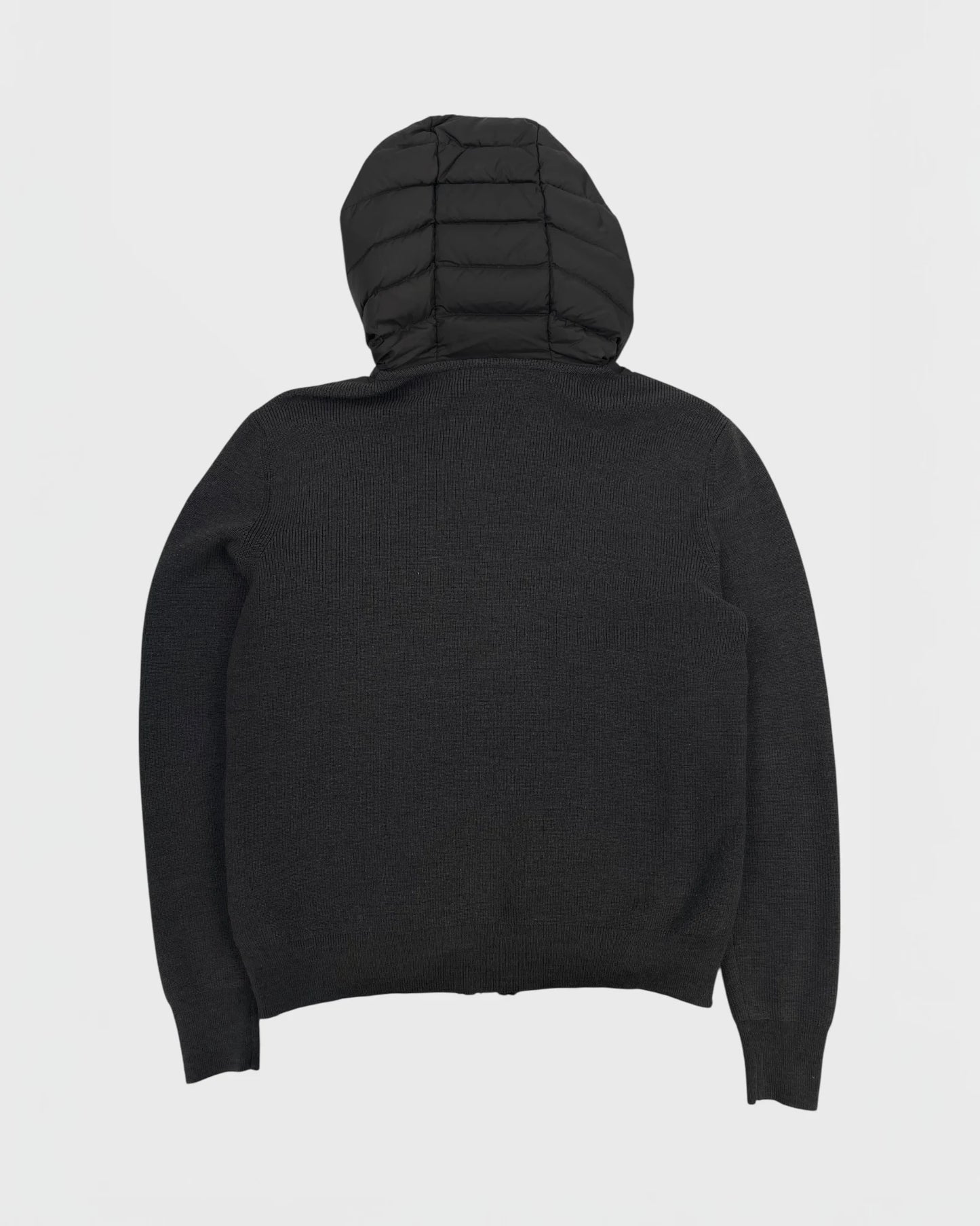 Moncler veste bi-matière cardigan