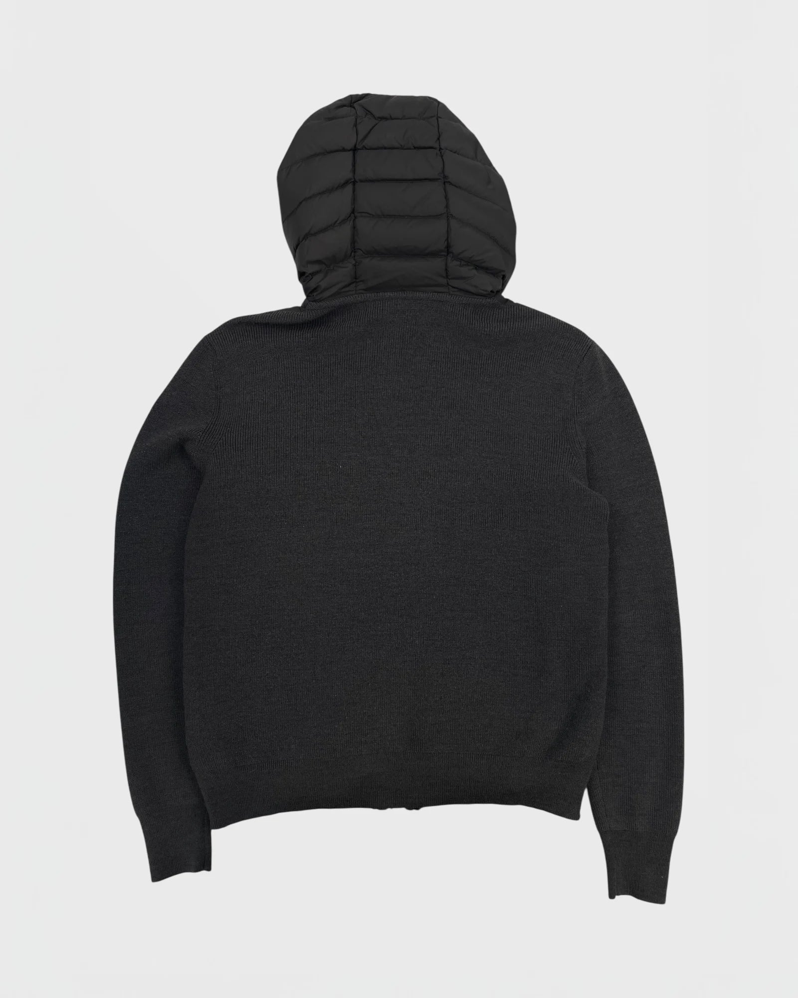 Moncler veste bi-matière cardigan